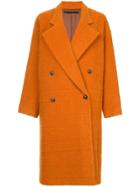 Muller Of Yoshiokubo Curly Wool Coat - Orange