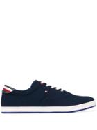 Tommy Hilfiger Logo Plimsole Sneakers - Blue