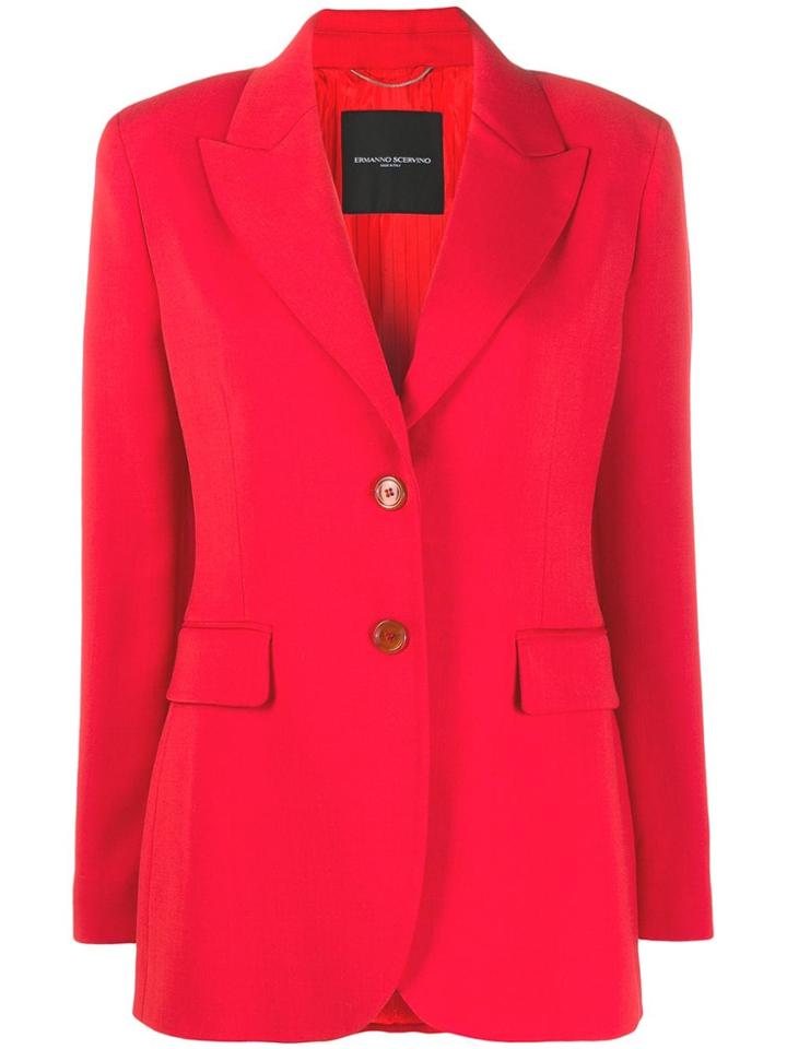 Ermanno Scervino Fitted Blazer - Red