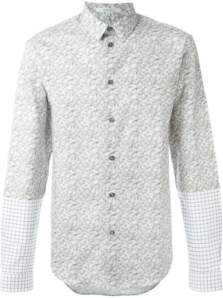 Carven Contrast Printed Shirt