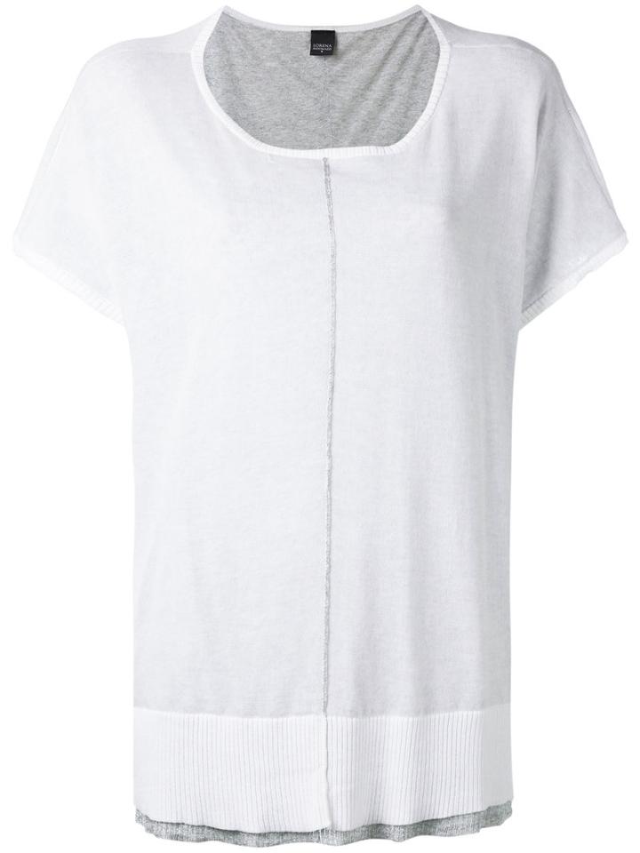 Lorena Antoniazzi - Large Sweatshirt - Women - Cotton/polyester/viscose - 42, Women's, White, Cotton/polyester/viscose