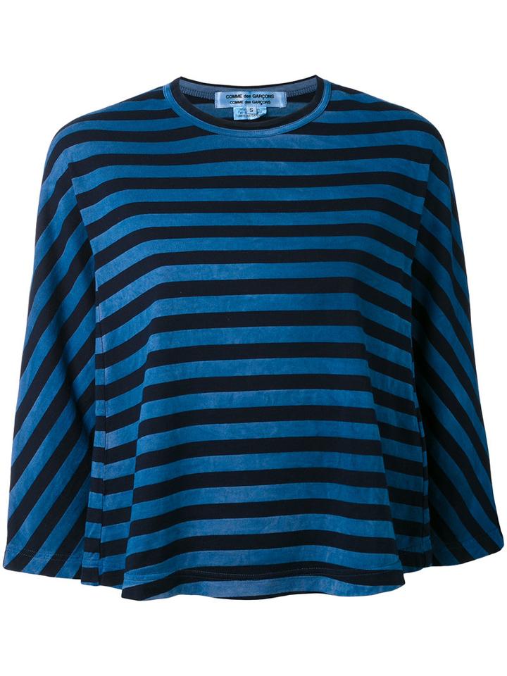 Comme Des Garçons Comme Des Garçons - Striped Sweater - Women - Cotton - S, Black, Cotton