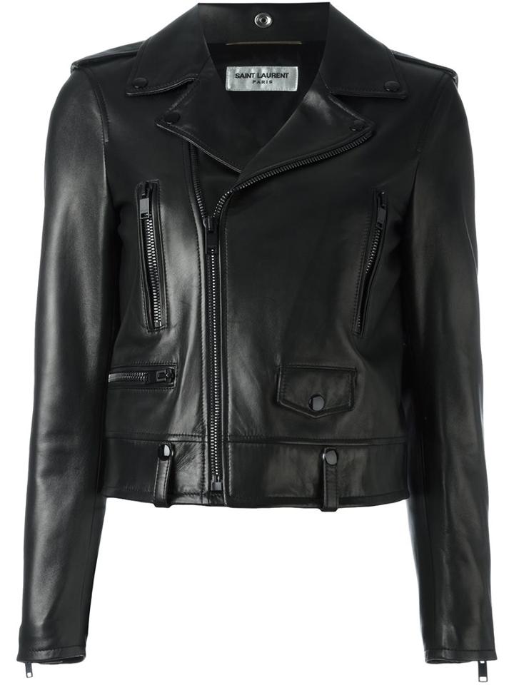 Saint Laurent Classic Leather Biker Jacket