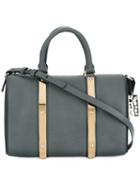 Sophie Hulme - Gold-tone Detail Tote - Women - Calf Leather - One Size, Women's, Grey, Calf Leather