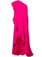 Givenchy Ruffled Asymmetric Dress - Pink