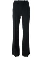 Chloé Fitted Flared Trousers, Women's, Size: 36, Black, Silk/spandex/elastane/acetate/virgin Wool