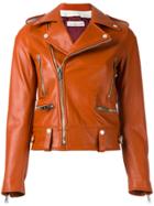 Golden Goose Deluxe Brand Dabon Biker Jacket - Yellow & Orange