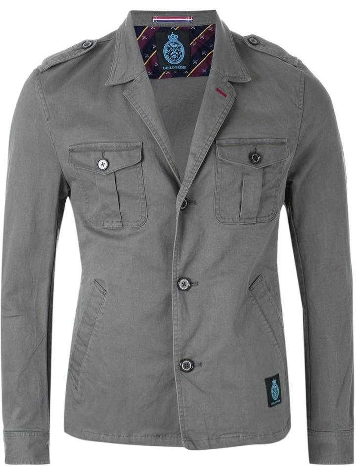 Guild Prime Notched Lapel Military Jacket