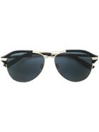 Gucci Eyewear Aviator Shaped Sunglasses - Black