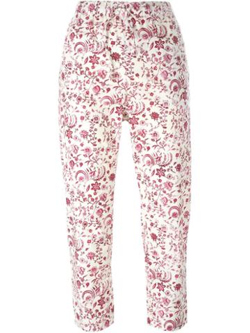 Wunderkind Printed Cropped Trousers