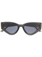 Dior Eyewear Cat Style Sunglasses - Grey