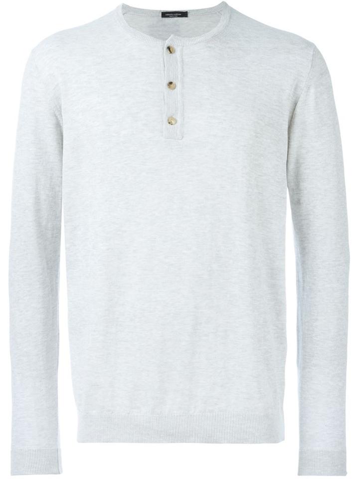 Roberto Collina Henley Sweater