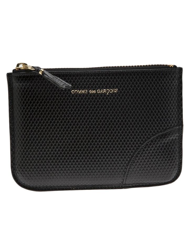 Comme Des Garçons Wallet 'luxury Group' Zip Purse - Black