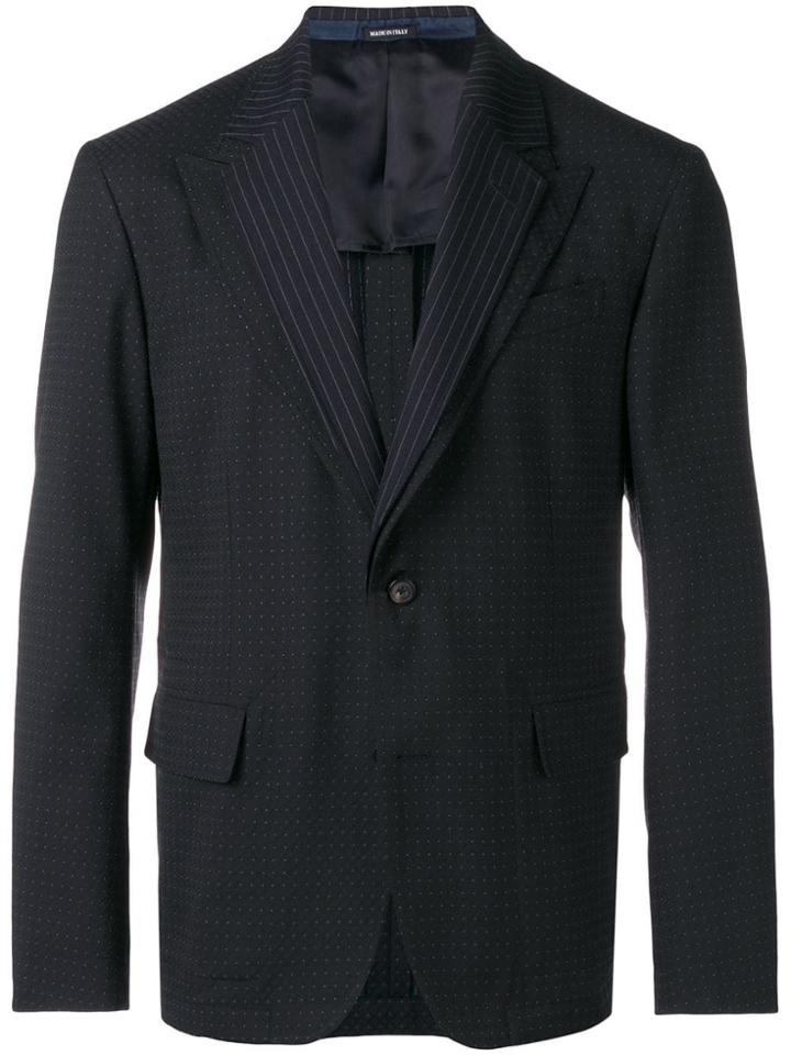 Alexander Mcqueen Classic Fitted Blazer - Blue