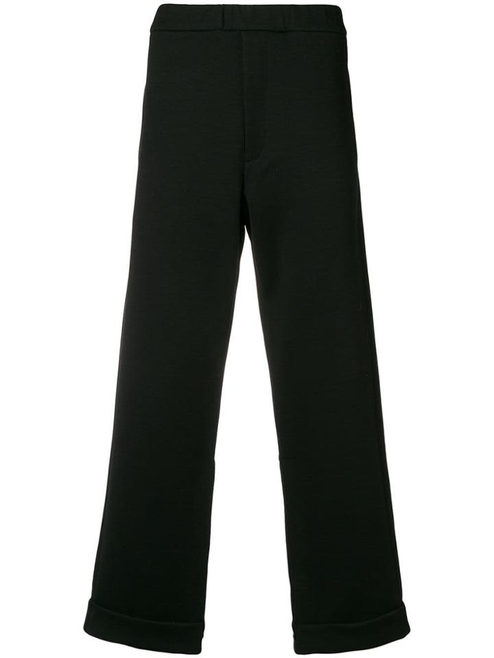 Oamc Turned Up Hem Track Pants - Black