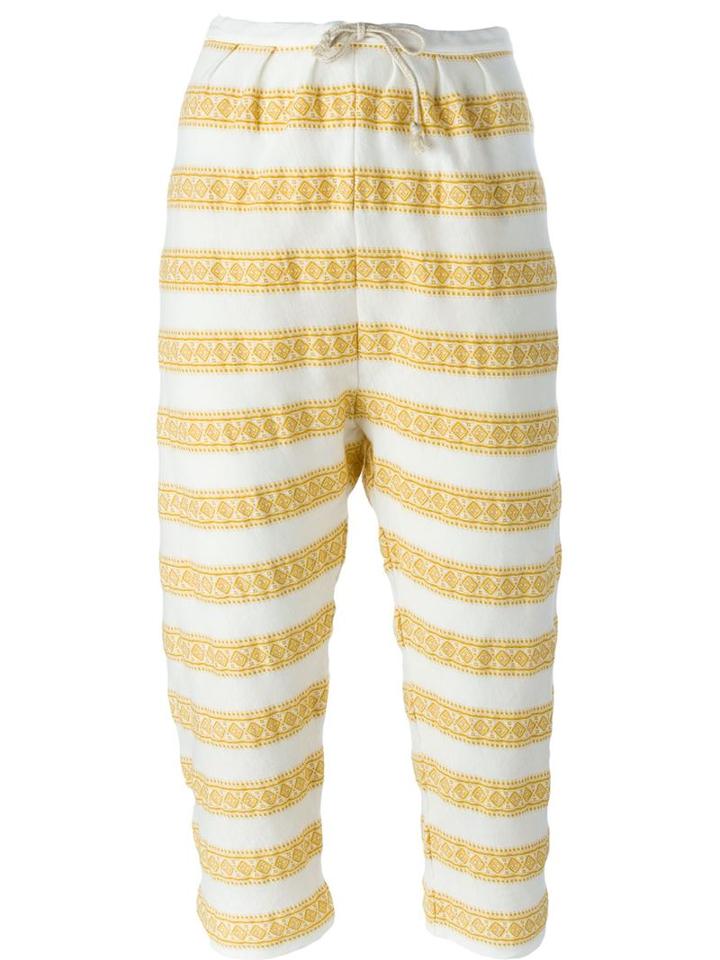 Forte Forte Cropped Striped Track Pants