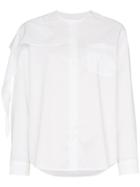 Sjyp Tie Detail Shirt - White