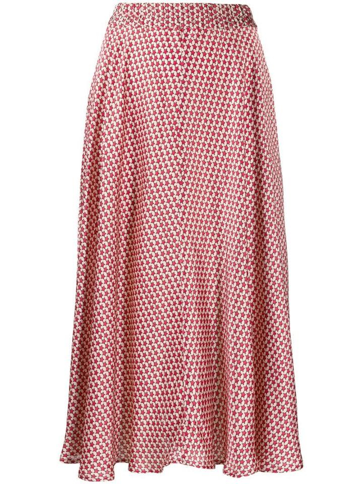 Shirtaporter Patterned Skirt - Red