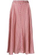 Shirtaporter Patterned Skirt - Red