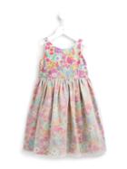 Cashmirino Floral Print Dress, Girl's, Size: 6 Yrs