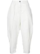 Lost & Found Ria Dunn High-waisted Trousers - White