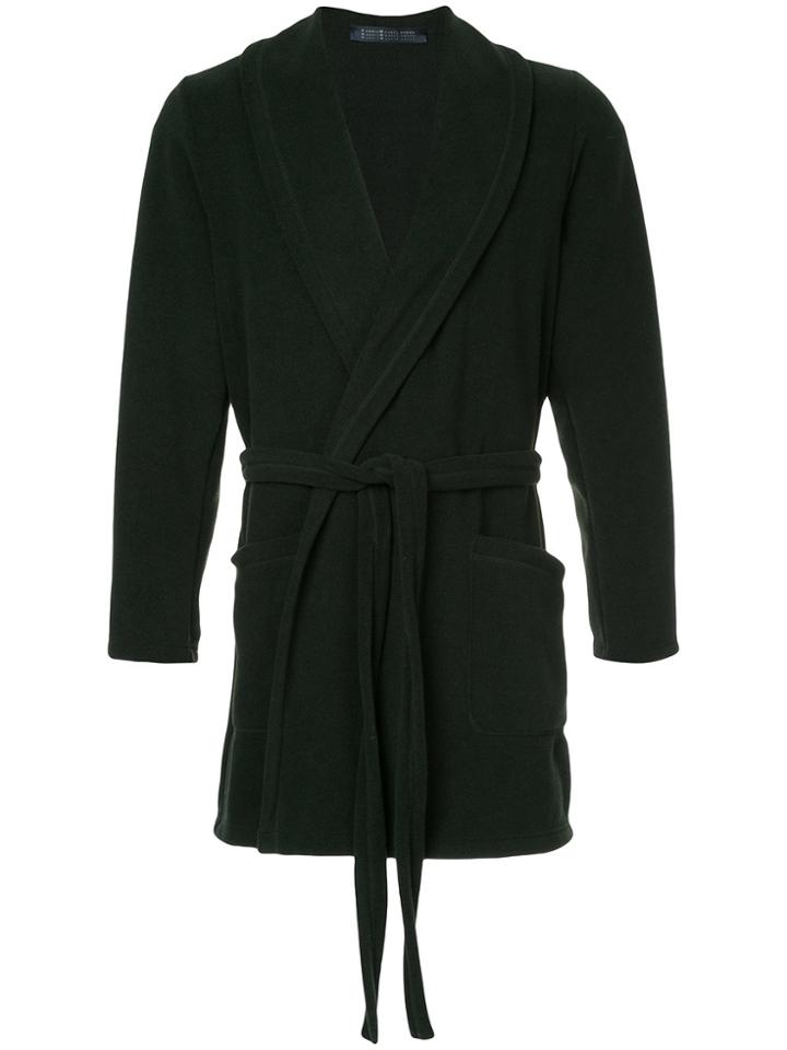 Harris Wharf London Soft Tie Waist Coat - Green