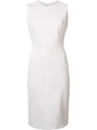 Narciso Rodriguez Sleeveless Fitted Dress, Women's, Size: 38, Nude/neutrals, Silk/spandex/elastane/viscose/virgin Wool