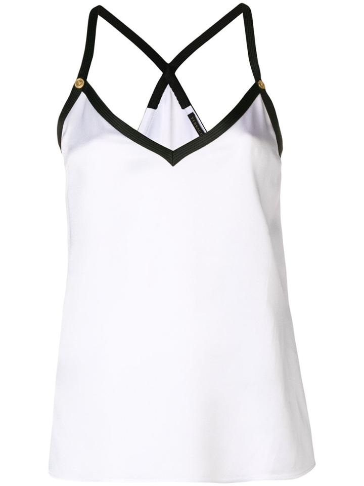 Versace Button-embellished Camisole - Unavailable