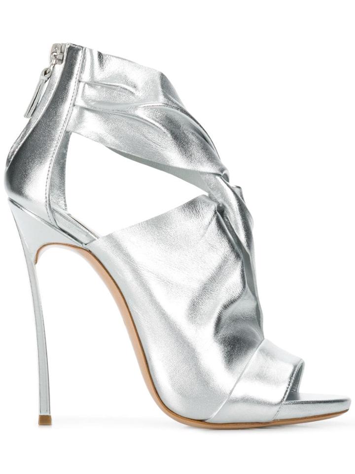 Casadei Blade Sade Sandals - Silver