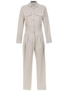 Andrea Marques Long Sleeved Jumpsuit - Neutrals