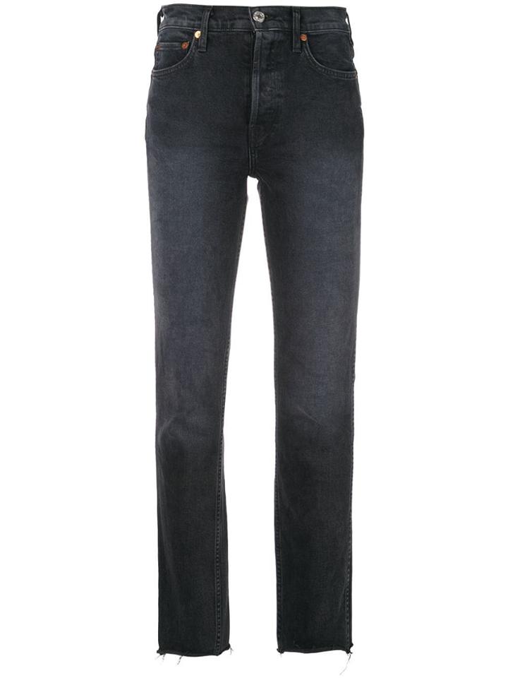 Re/done Classic Skinny Jeans - Black
