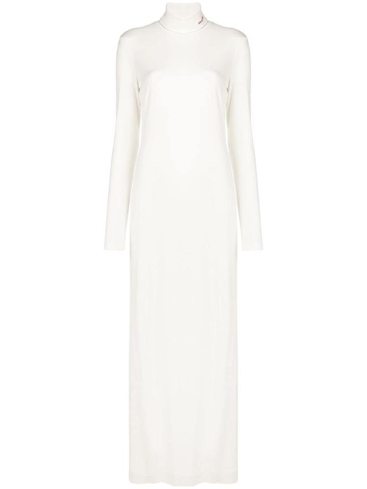 Calvin Klein 205w39nyc Turtle-neck Maxi Sweater Dress - Neutrals
