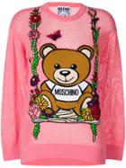 Moschino Teddy Swing Sweater - Pink & Purple