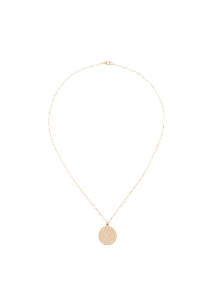 Brooke Gregson Diamond Aries Constellation Necklace - Metallic