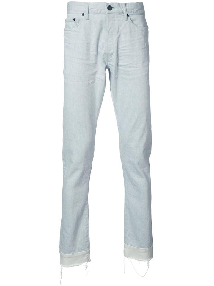 John Elliott - 'the Cast 2 Cut Off' Jeans - Men - Cotton/polyurethane - 30, Blue, Cotton/polyurethane