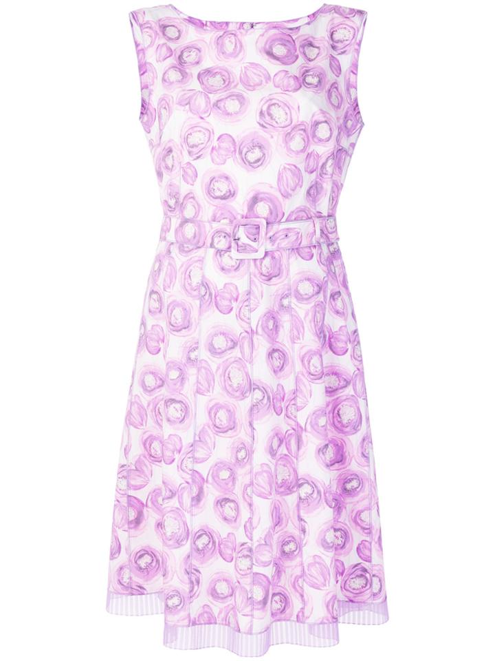 Marc Jacobs Floral Print Sundress - Pink & Purple