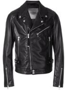 Diesel Black Gold Fitted Biker Jacket