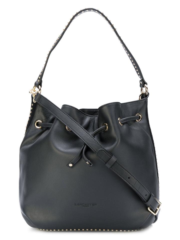 Lancaster Drawstring Shoulder Bag - Black