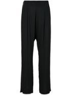 Ann Demeulemeester Semi-sheer Apron Trousers - White