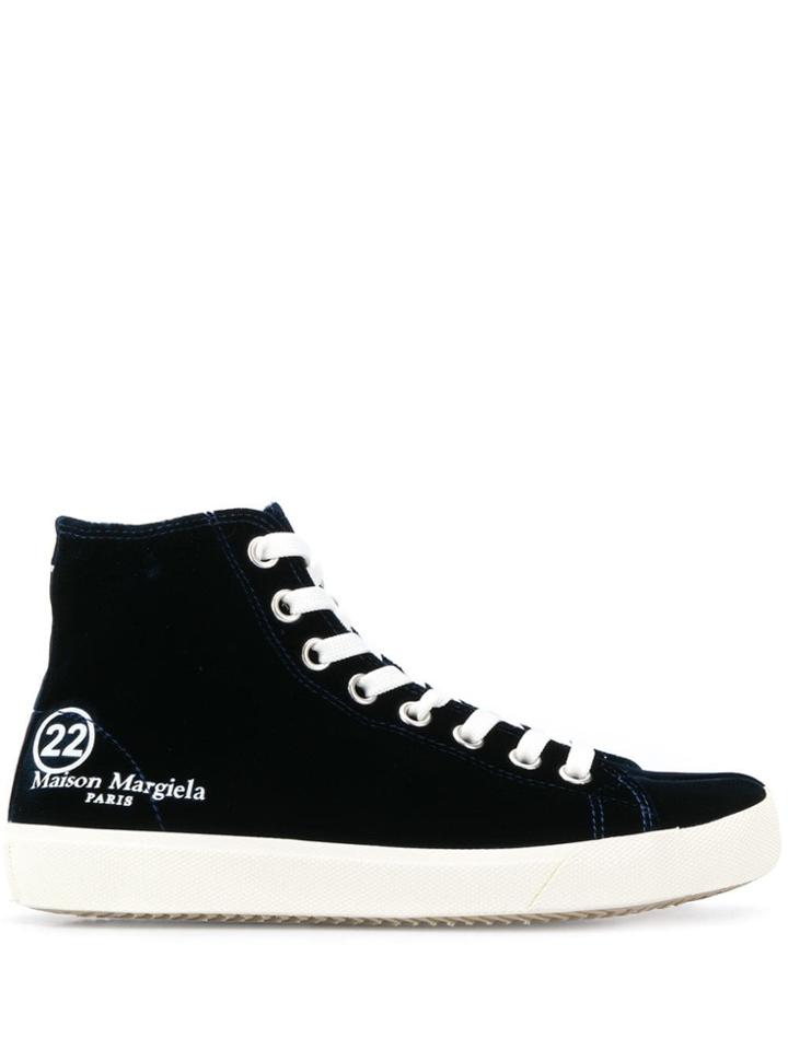 Maison Margiela Tabi High-top Sneakers - Blue