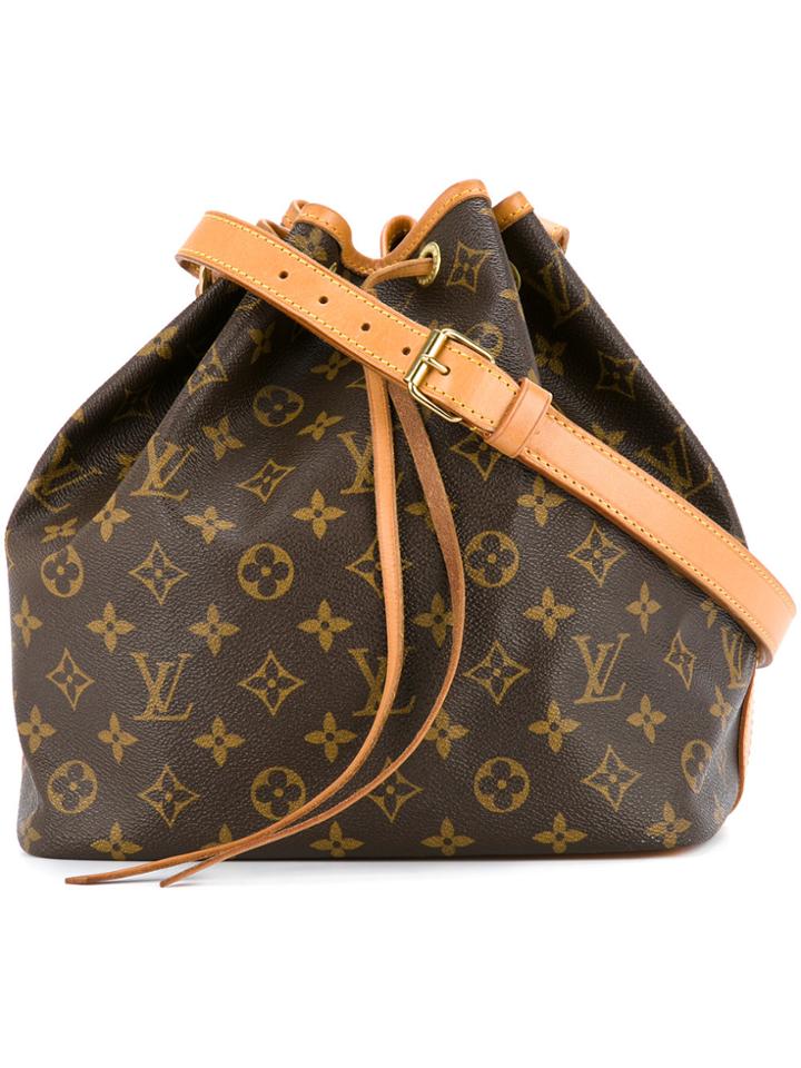 Louis Vuitton Vintage Monogram Petit Noe Tote - Brown