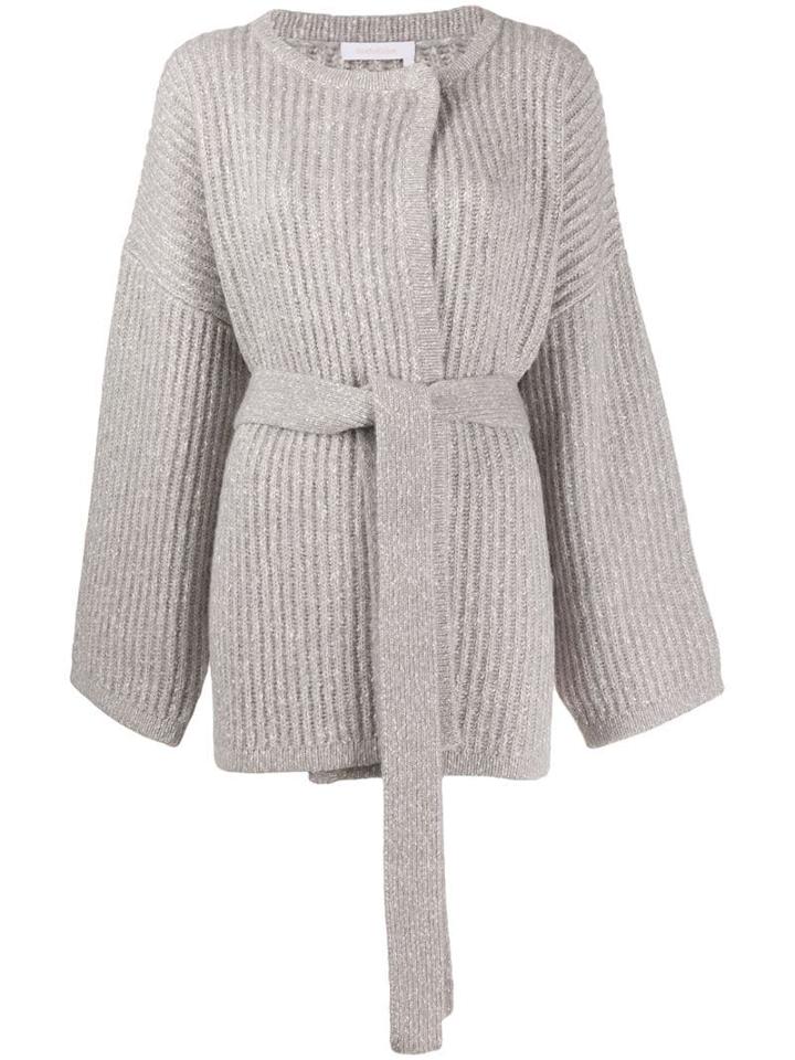 See By Chloé Belted Cardigan - Grey
