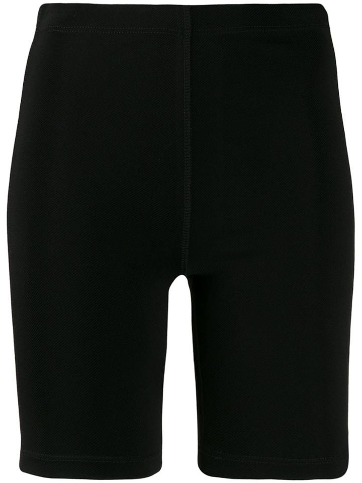 Styland High-waist Cycling Shorts - Black