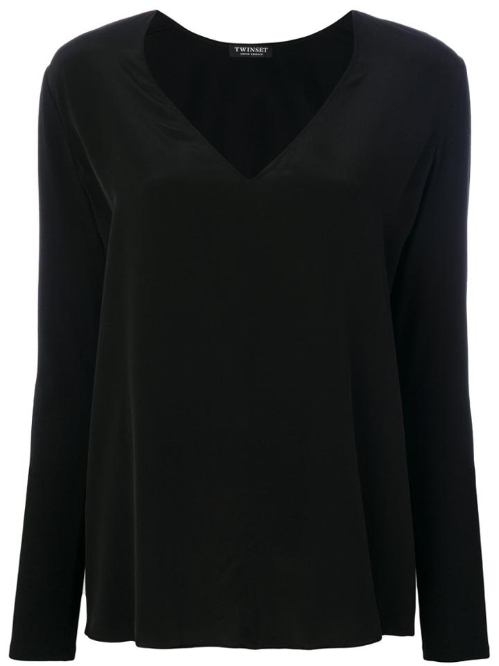 Twin-set Long Sleeved T-shirt - Black