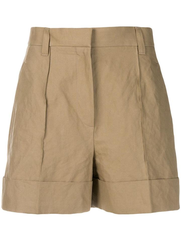 Brunello Cucinelli Concealed Front Shorts - Neutrals