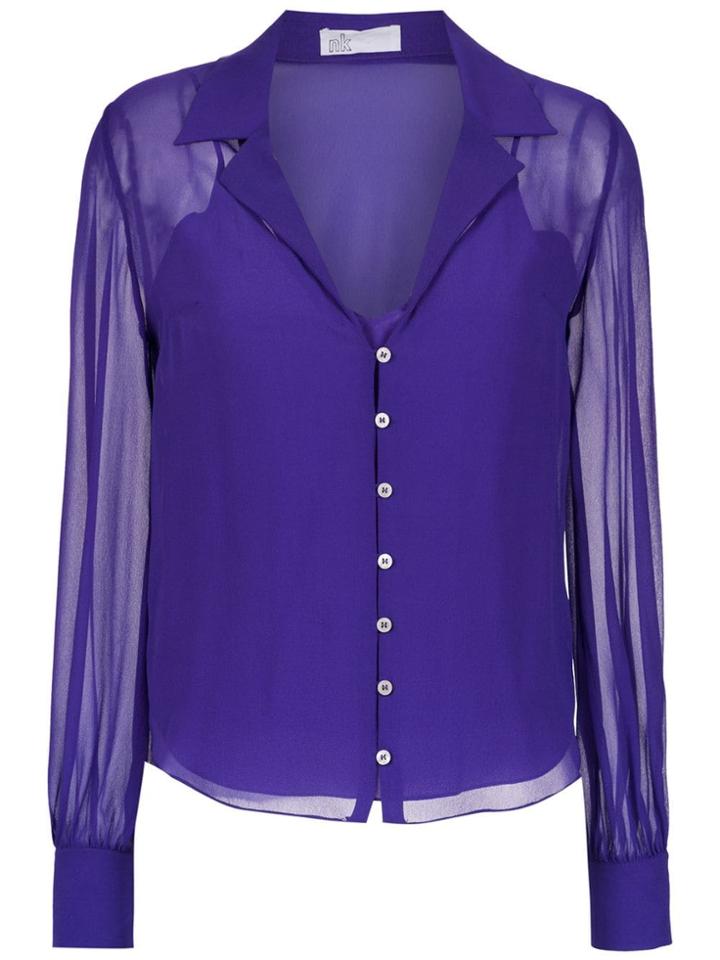Nk Long Sleeved Shirt - Purple