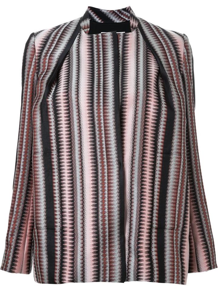 Scanlan Theodore Jagged Weave Jacket, Women's, Size: S/m, Pink/purple, Polyester