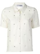 Courrèges Studded Button Shirt - White