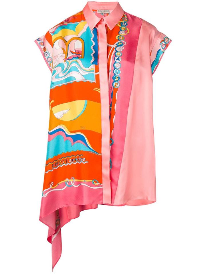 Emilio Pucci Printed Blouse - Pink