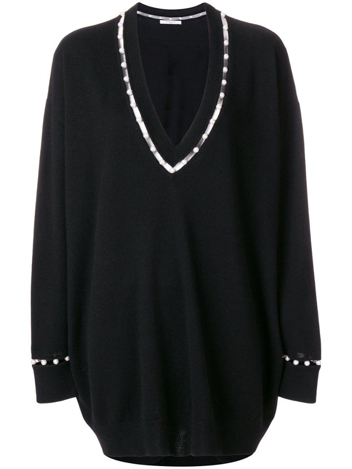 Givenchy Embellished Sweater Dress - Black